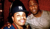 a man in a yankees hat and a man in a yankees hat